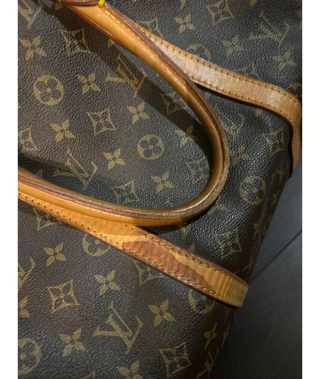 LOUIS VUITTON Коричневая дорожная/спортивная сумка, фото 5