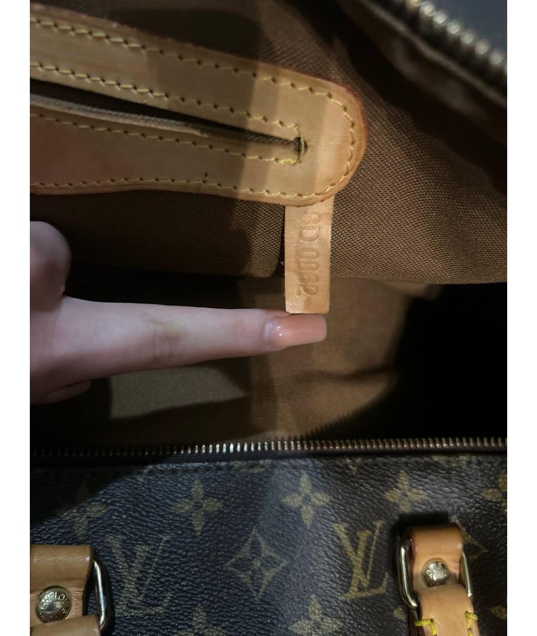 LOUIS VUITTON Коричневая дорожная/спортивная сумка, фото 6