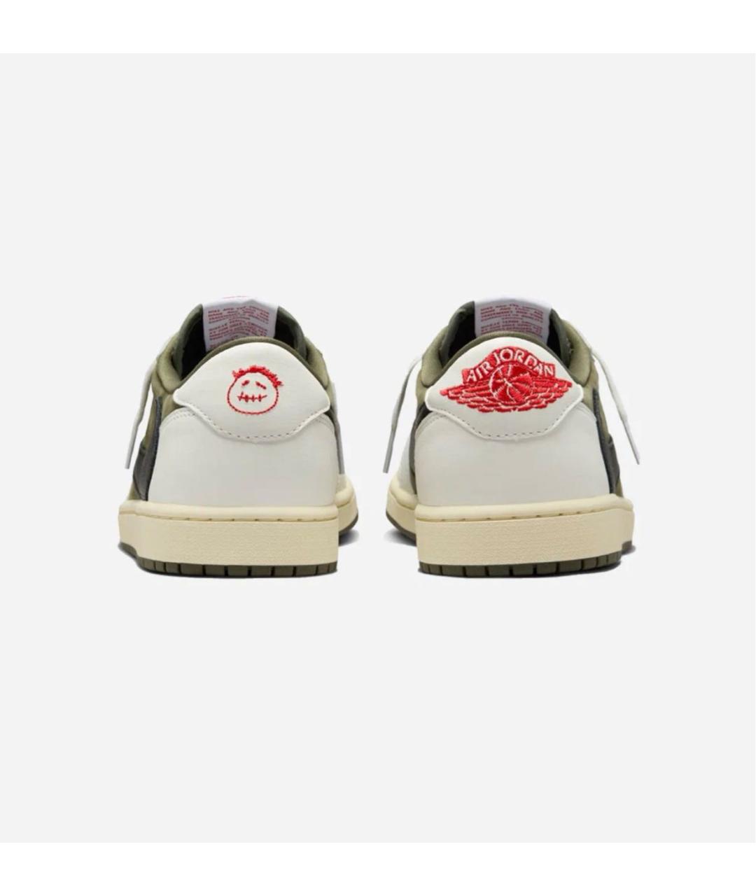 JORDAN Хаки замшевые кроссовки, фото 4