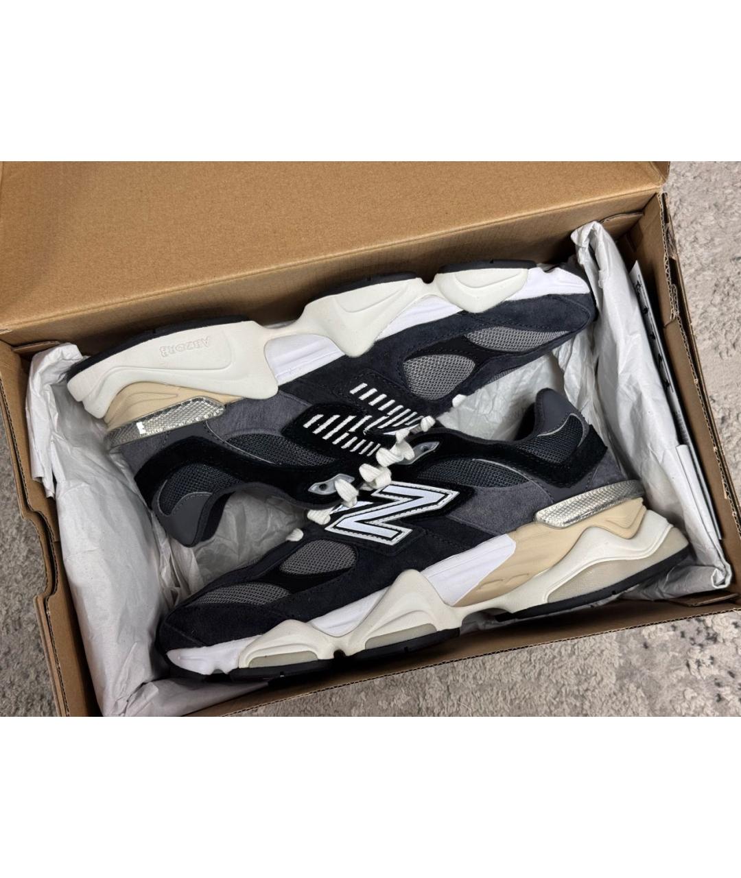 NEW BALANCE Антрацитовые замшевые кроссовки, фото 2
