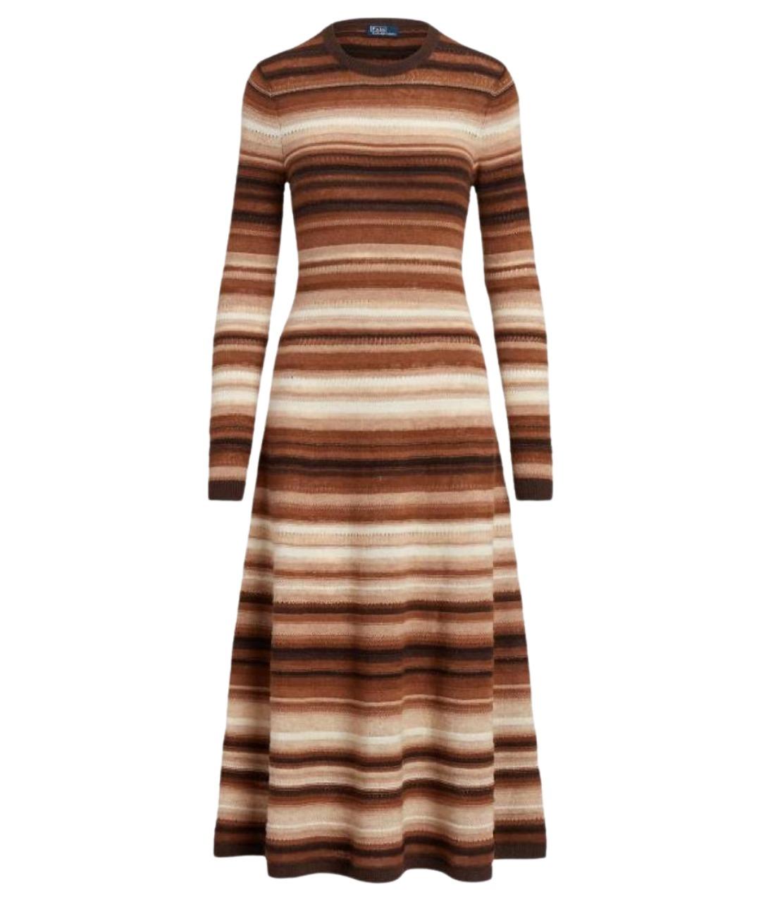 POLO RALPH LAUREN Мульти шерстяное платье, фото 1