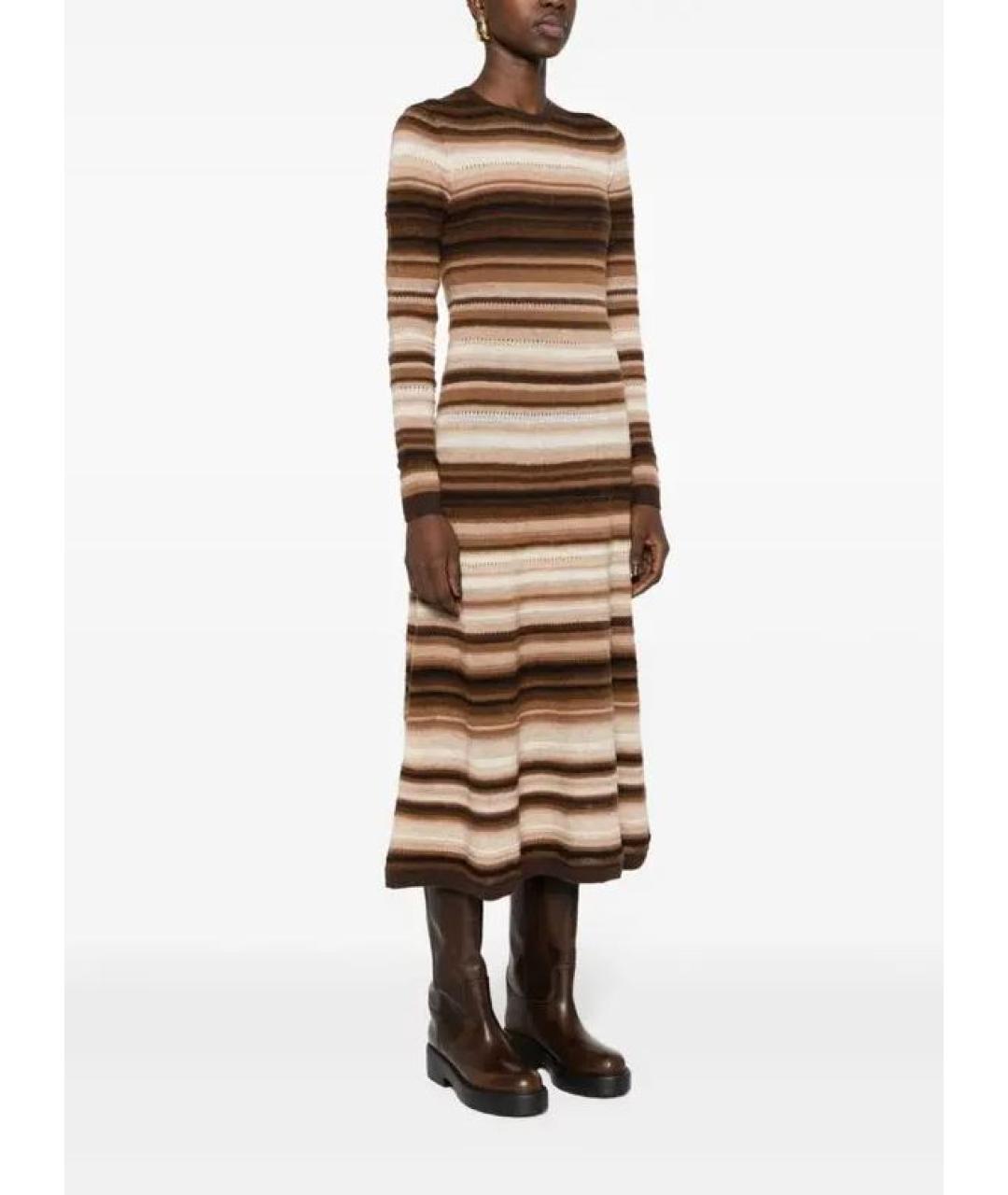 POLO RALPH LAUREN Мульти шерстяное платье, фото 6