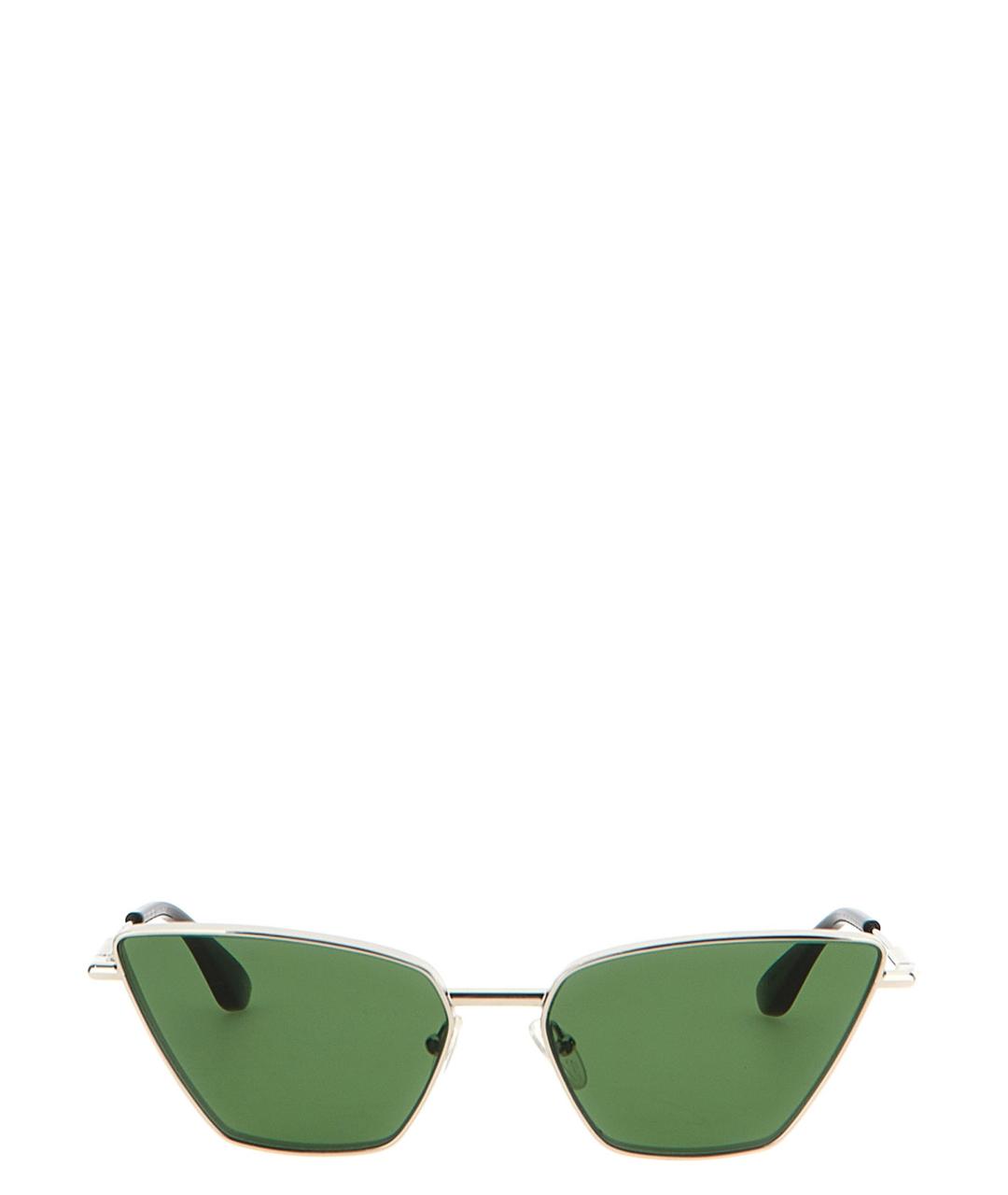 ALEXANDER MCQUEEN Зеленые солнцезащитные очки, фото 1