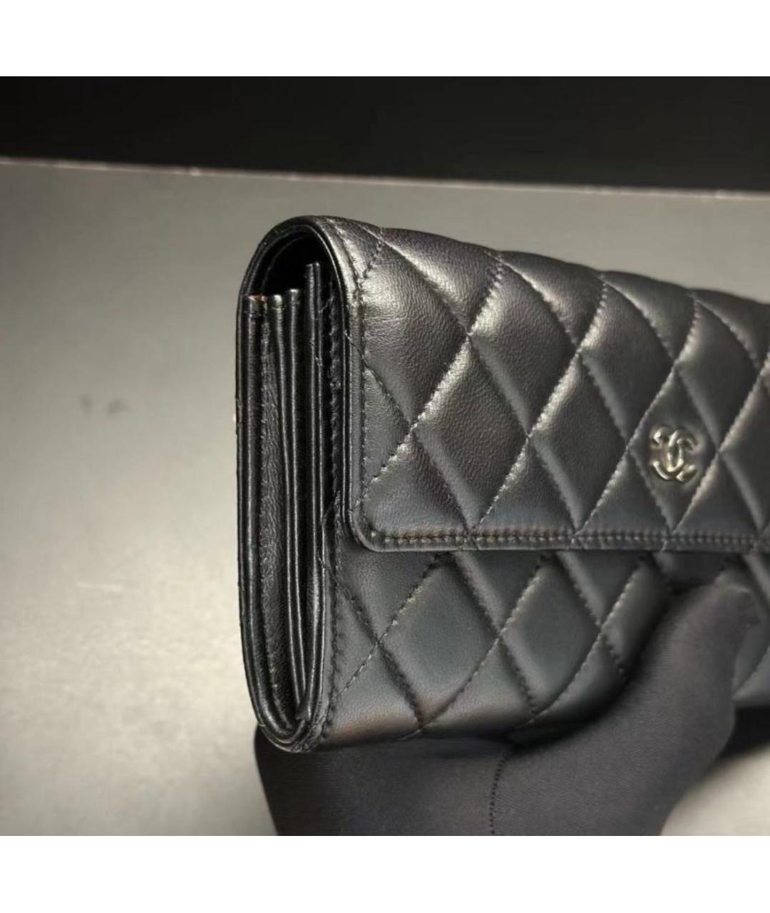 CHANEL Черная кожаная сумка через плечо, фото 4