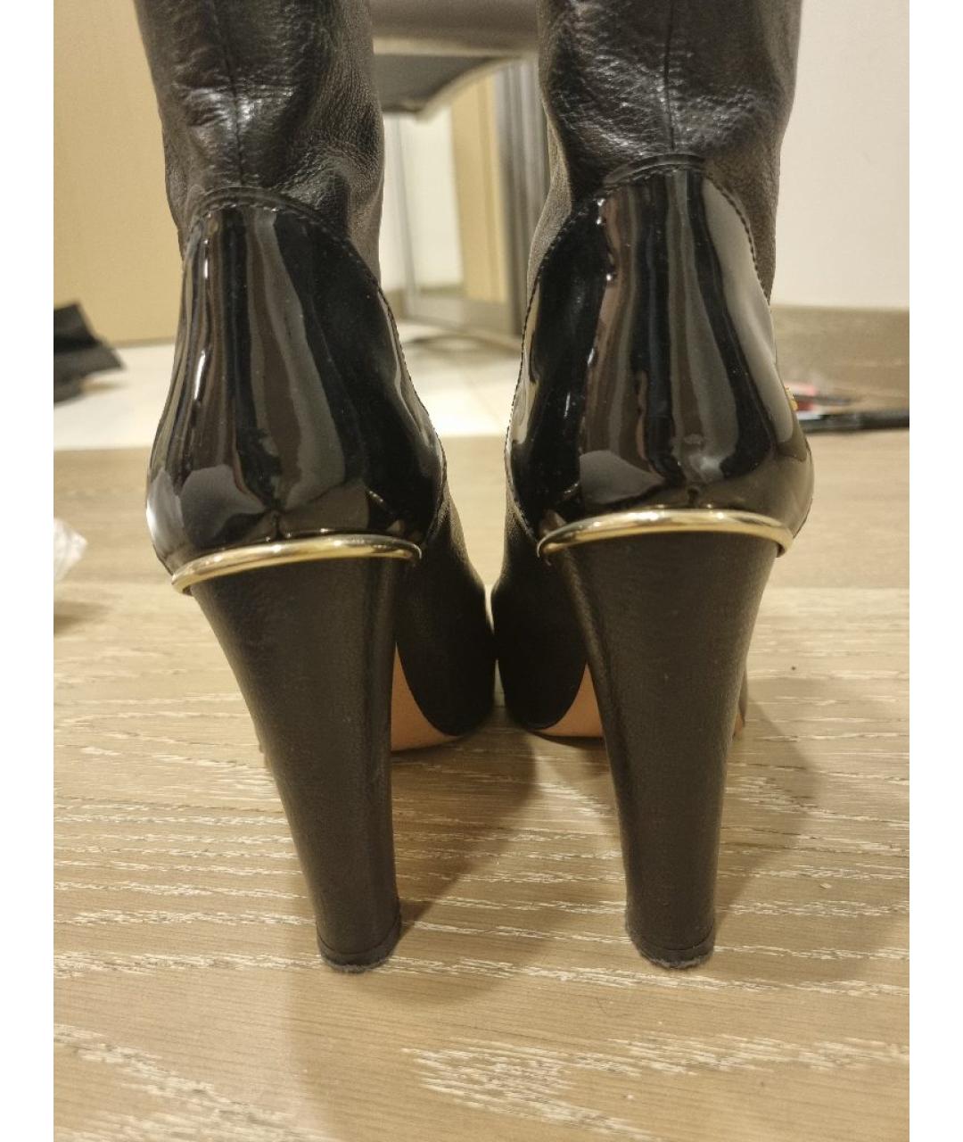 FURLA Черные кожаные ботильоны, фото 4