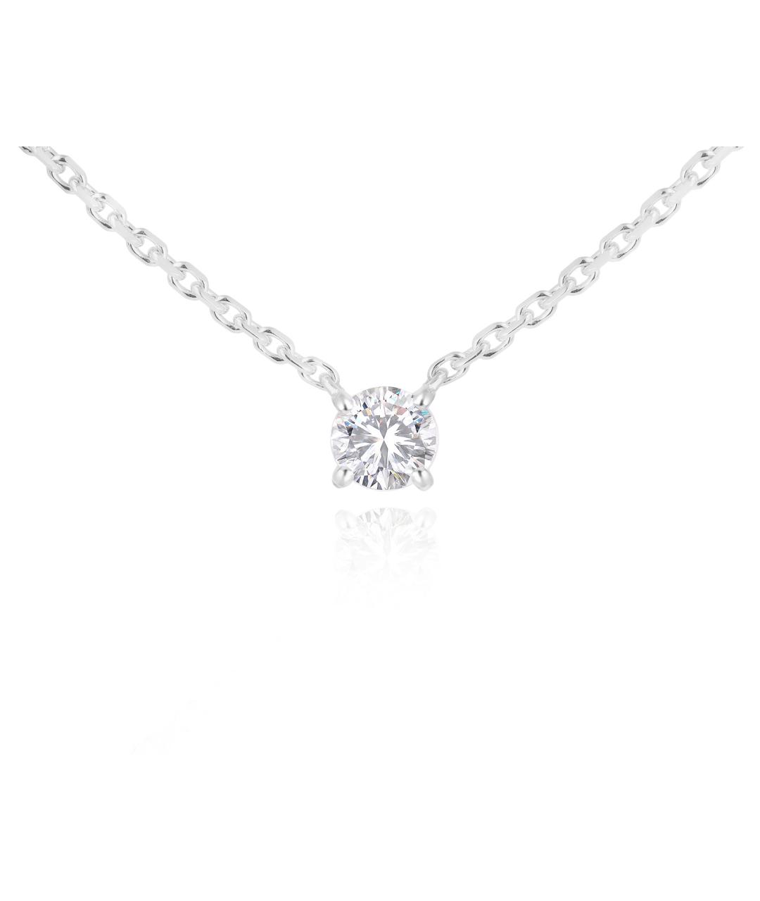 CARTIER Серебряное колье из белого золота, фото 7