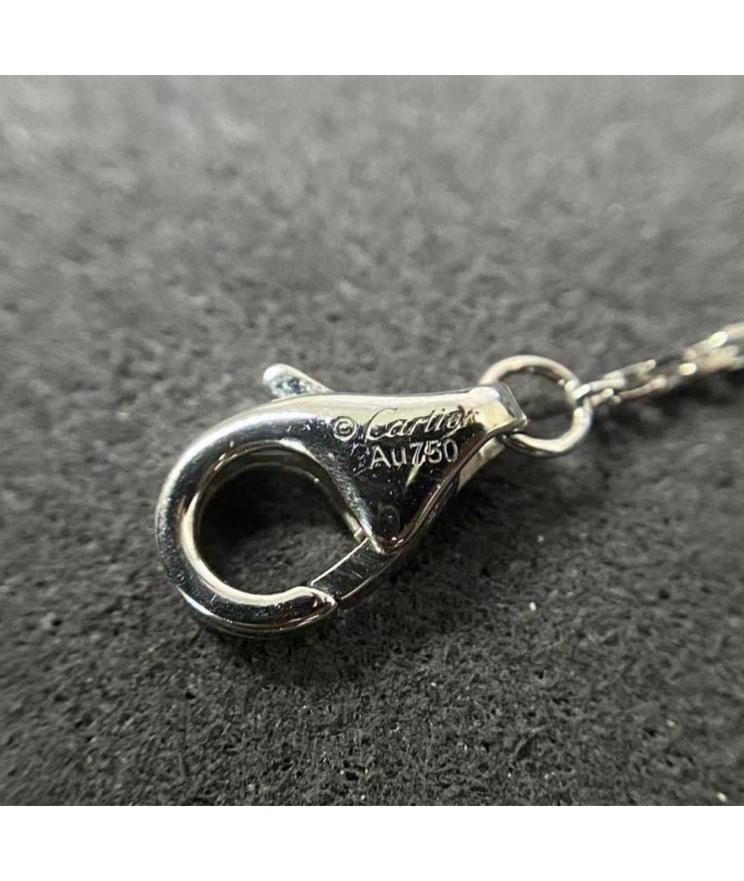 CARTIER Серебряное колье из белого золота, фото 4