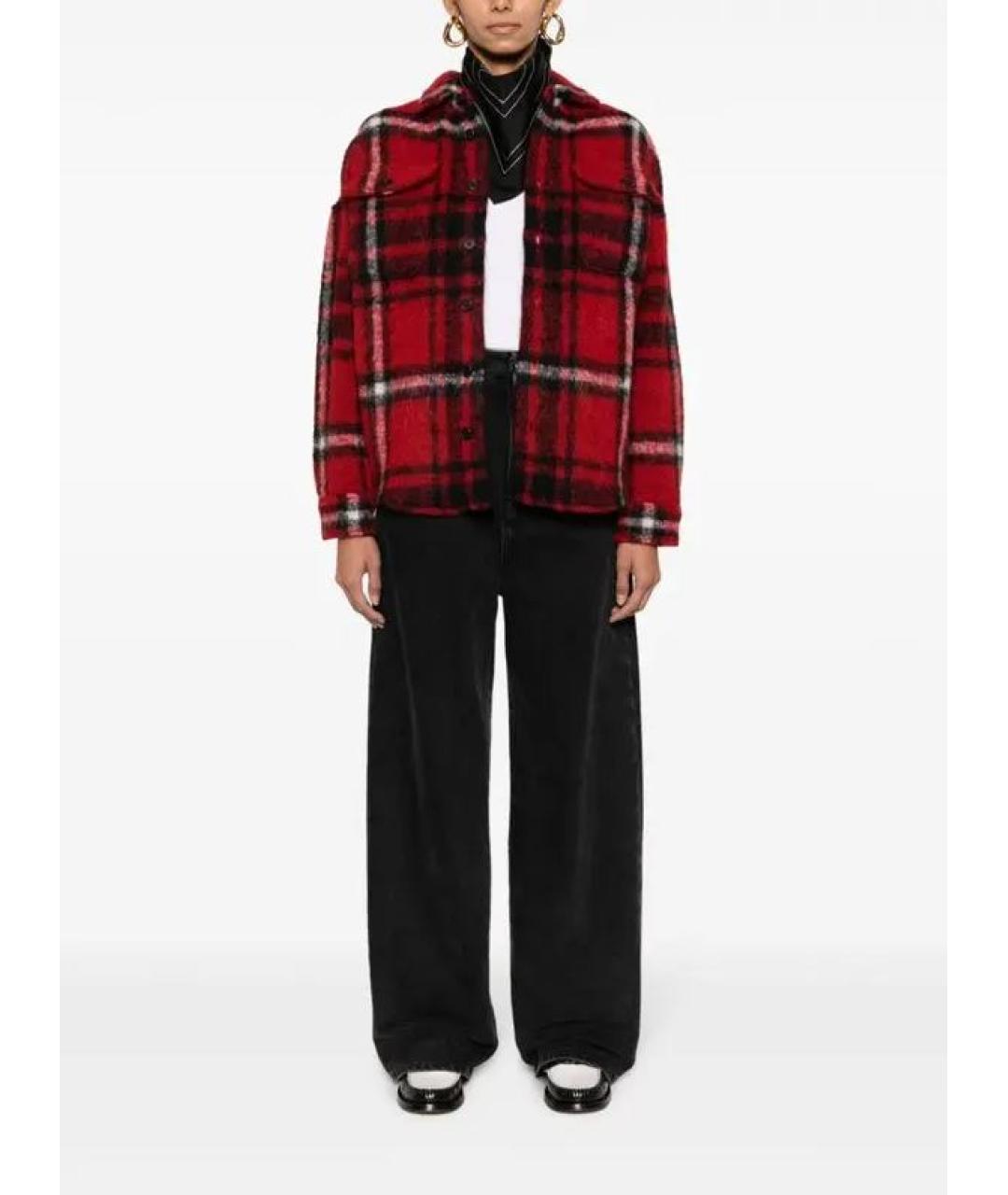 POLO RALPH LAUREN Красная шерстяная куртка, фото 3