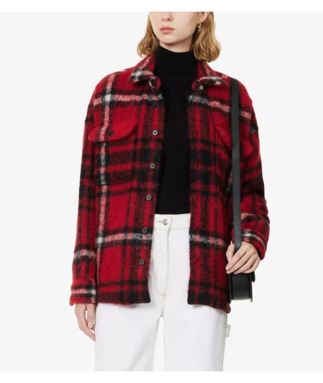 POLO RALPH LAUREN Красная шерстяная куртка, фото 4