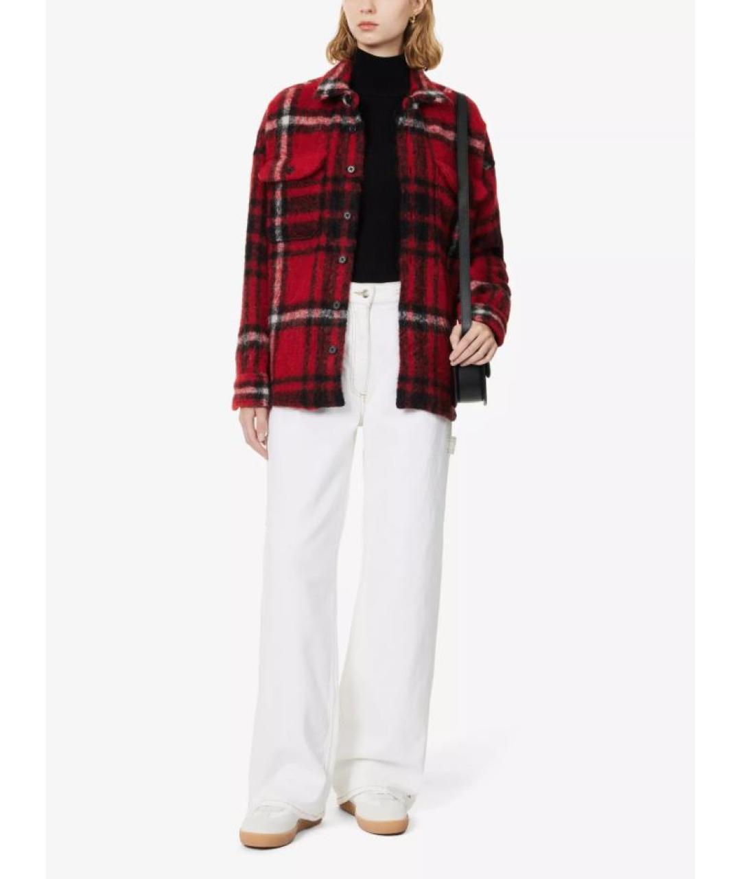 POLO RALPH LAUREN Красная шерстяная куртка, фото 6