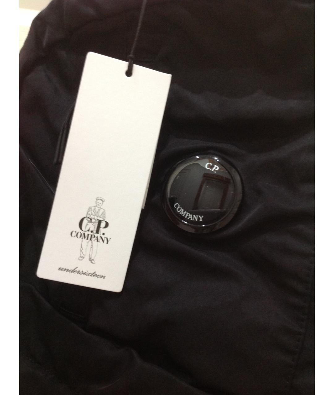 CP COMPANY Черный тканевый рюкзак, фото 8