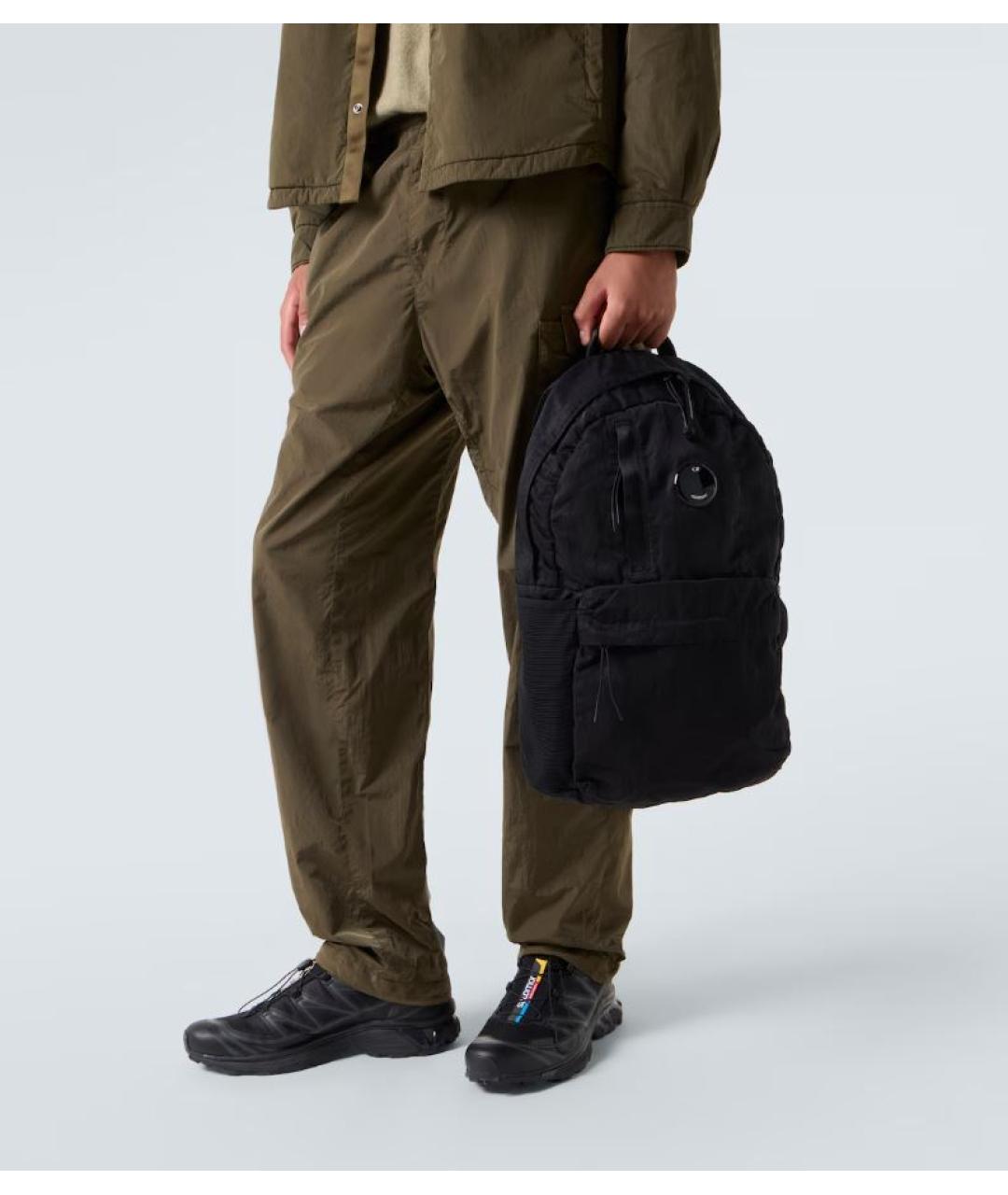 CP COMPANY Черный тканевый рюкзак, фото 3