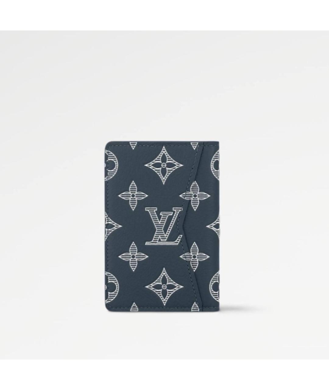 LOUIS VUITTON Синий кардхолдер, фото 4