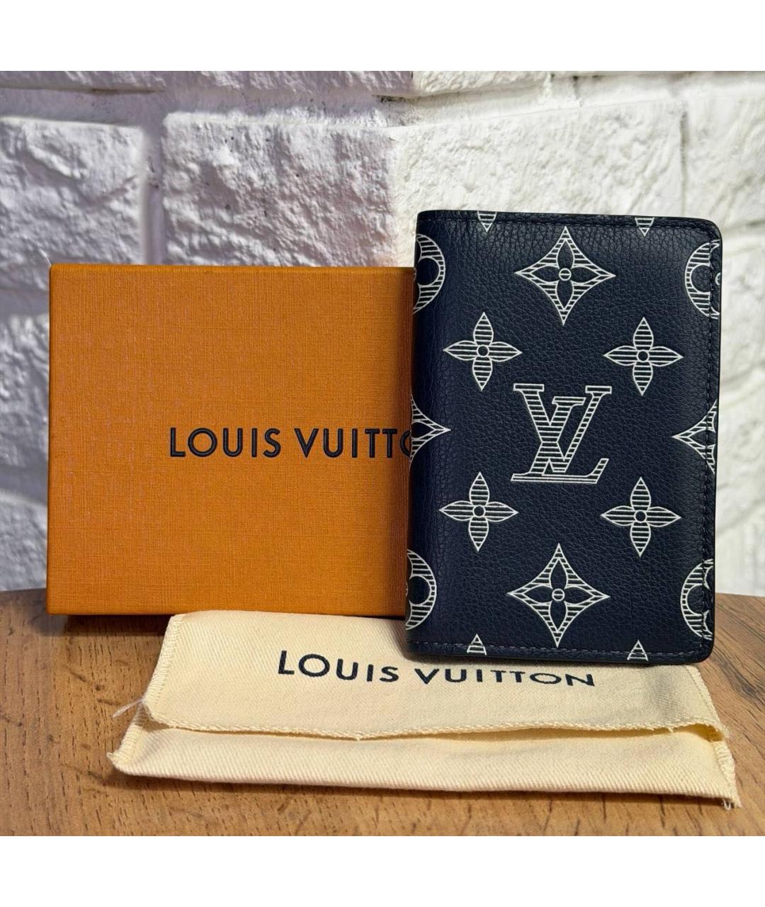 LOUIS VUITTON Синий кардхолдер, фото 2