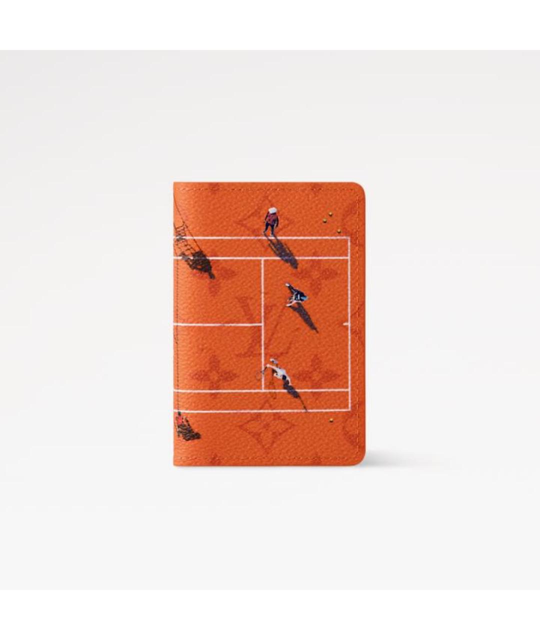 LOUIS VUITTON Оранжевый кошелек, фото 4