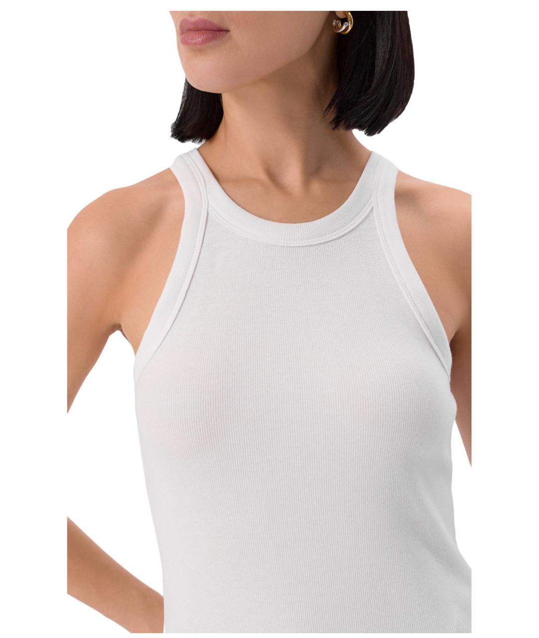 TOTEME Белая хлопковая майка, фото 2