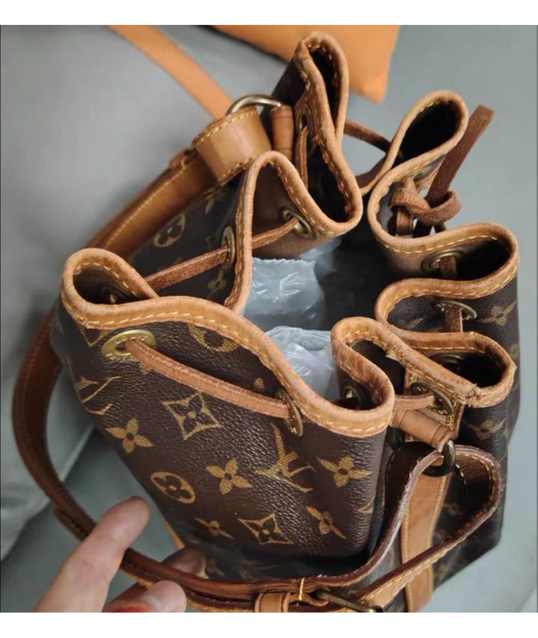 LOUIS VUITTON Коричневая сумка через плечо, фото 8