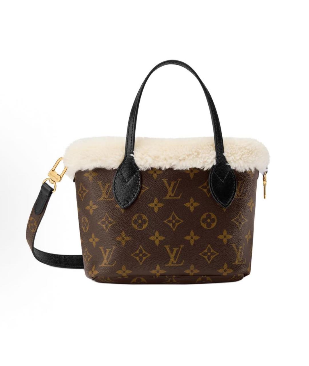 LOUIS VUITTON Коричневая сумка с короткими ручками, фото 5