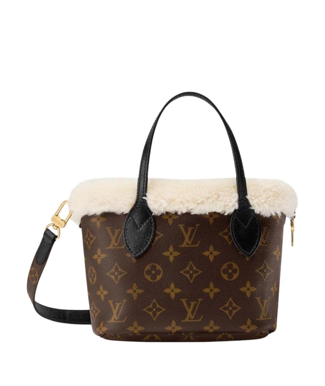 LOUIS VUITTON Коричневая сумка с короткими ручками, фото 1