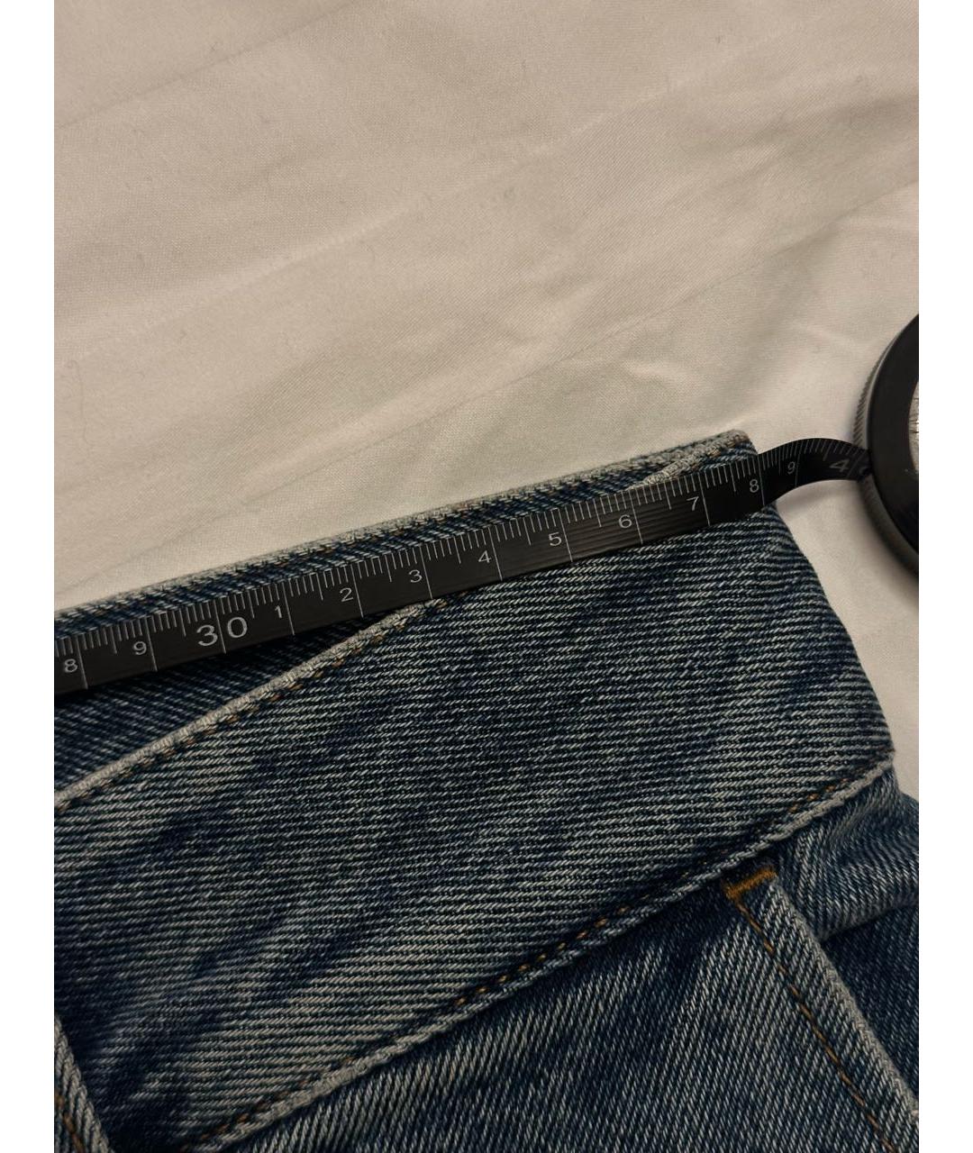 LOEWE Синие хлопковые прямые джинсы, фото 6