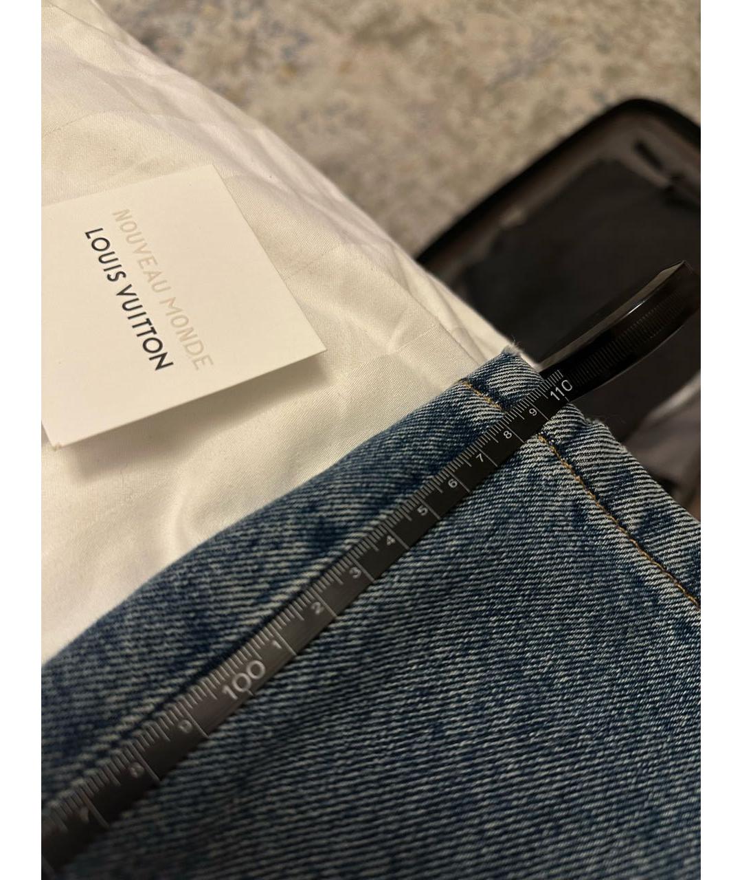 LOEWE Синие хлопковые прямые джинсы, фото 8