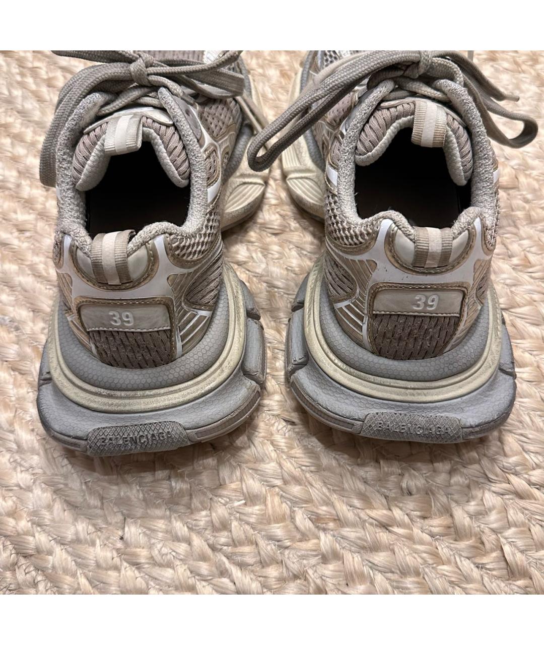 BALENCIAGA Серые текстильные кроссовки, фото 4