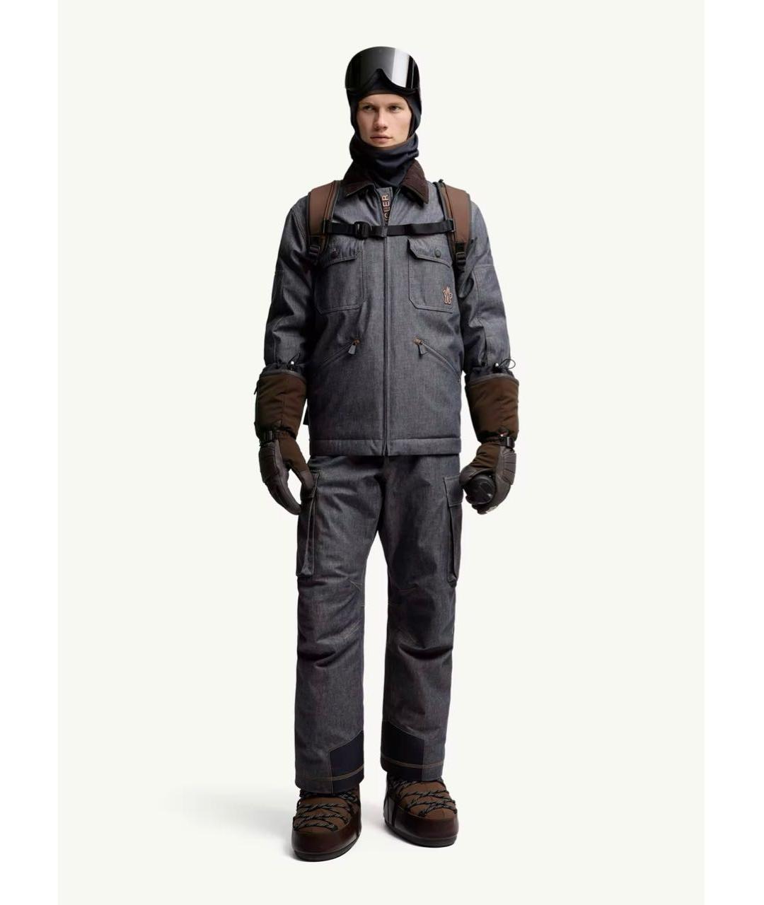 MONCLER Серый спортивный костюм, фото 7