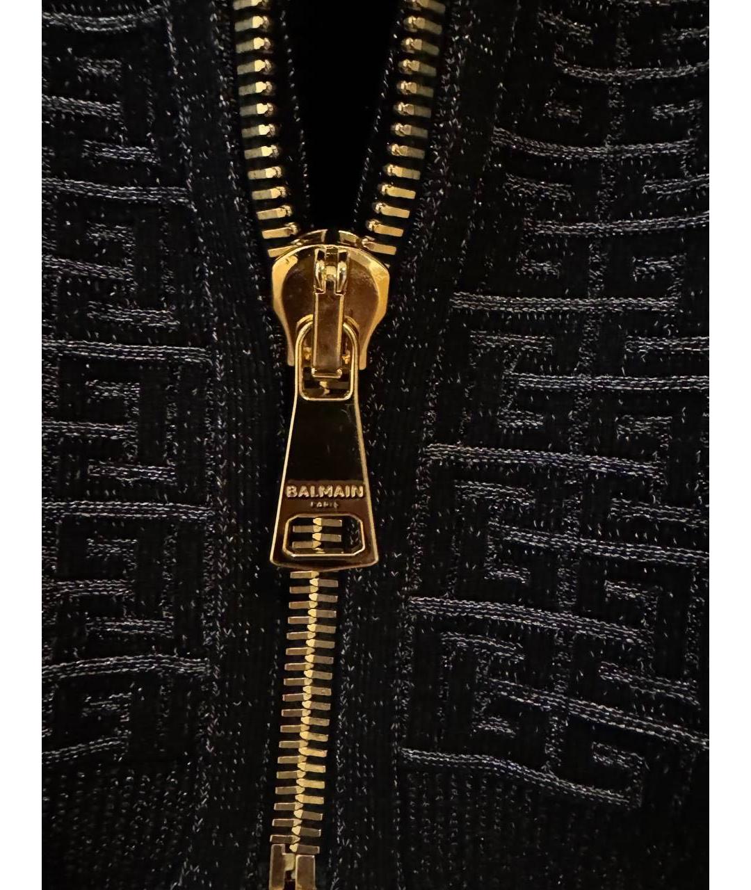 BALMAIN Черный хлопковый жакет/пиджак, фото 6