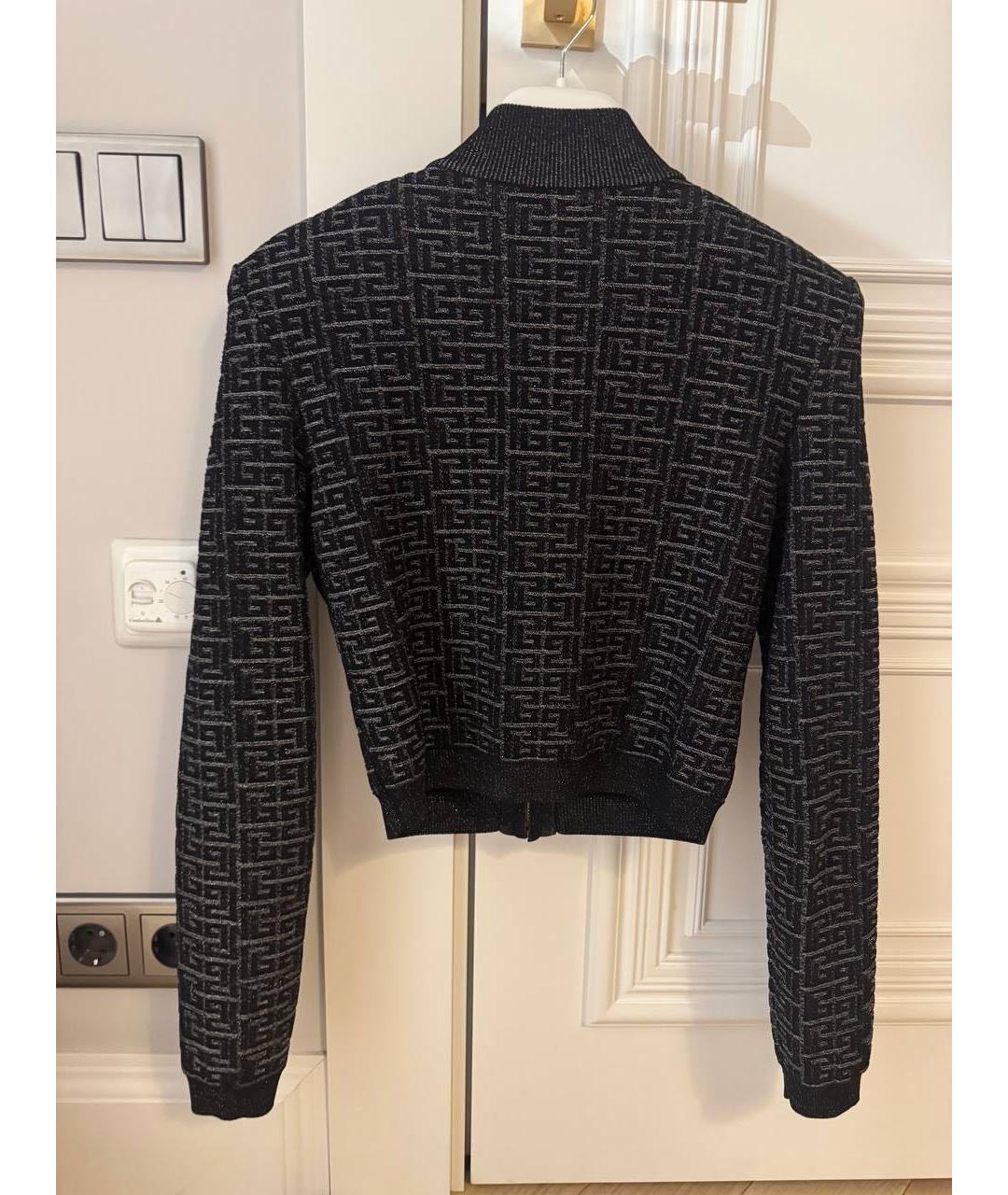 BALMAIN Черный хлопковый жакет/пиджак, фото 2