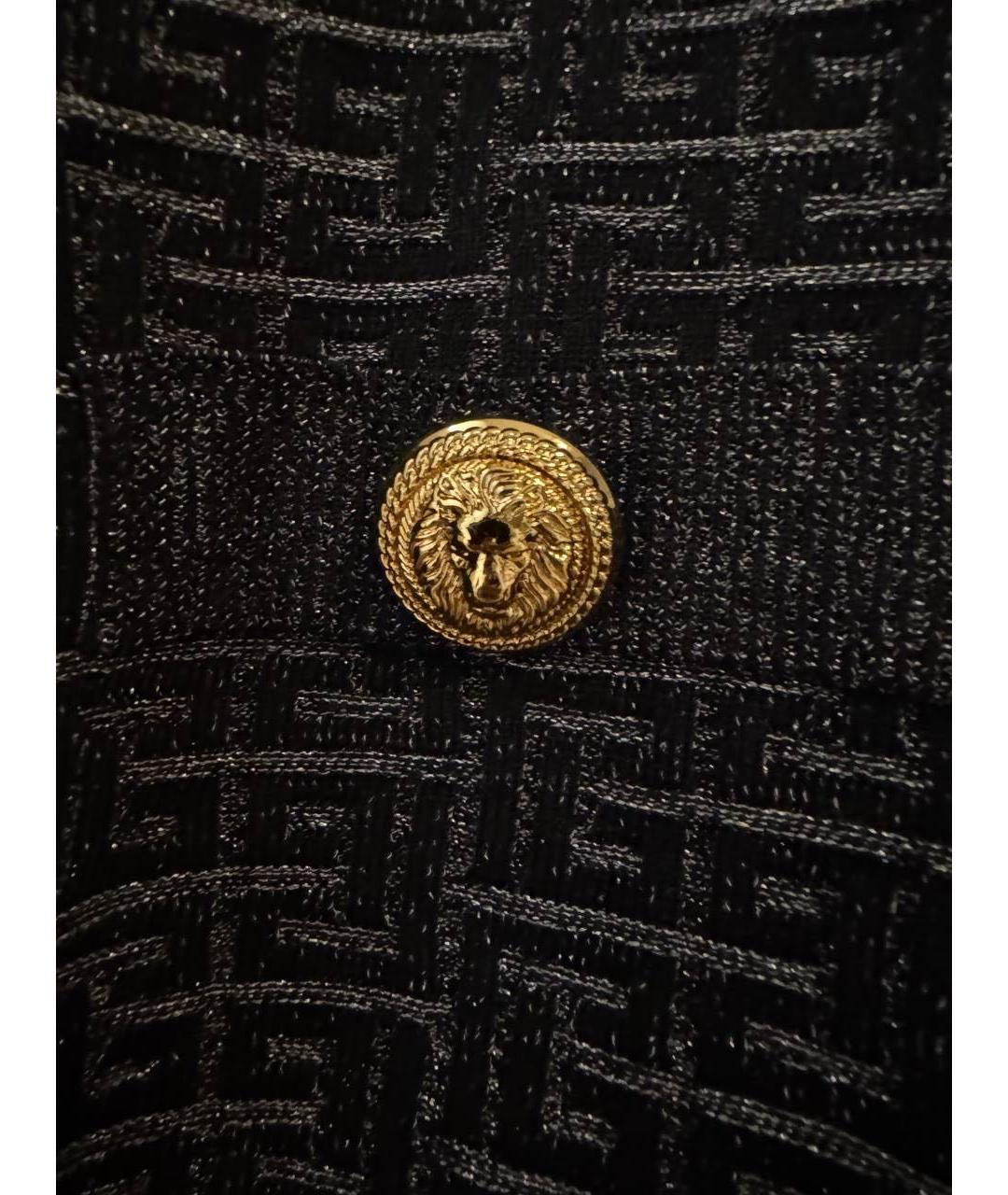 BALMAIN Черный хлопковый жакет/пиджак, фото 4