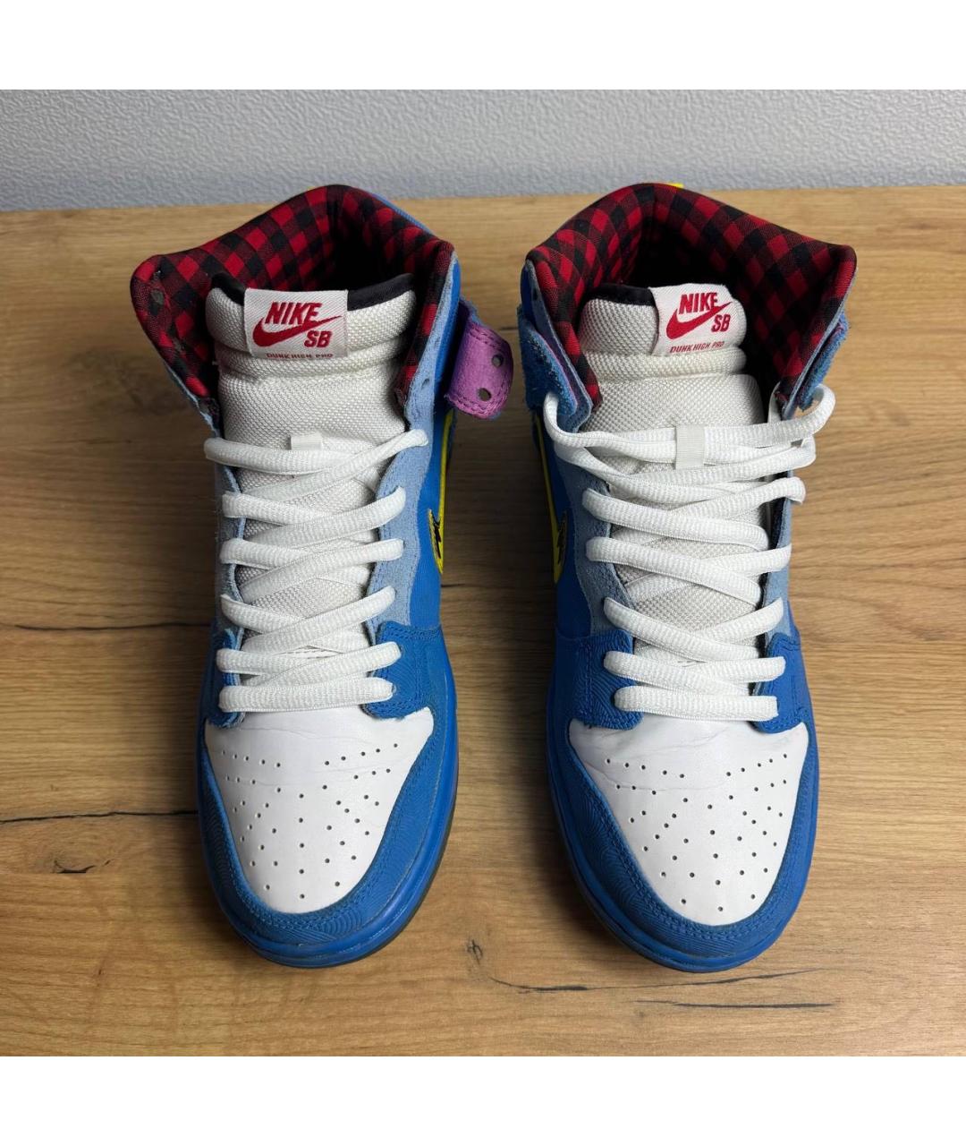 NIKE Синие низкие кроссовки / кеды, фото 3