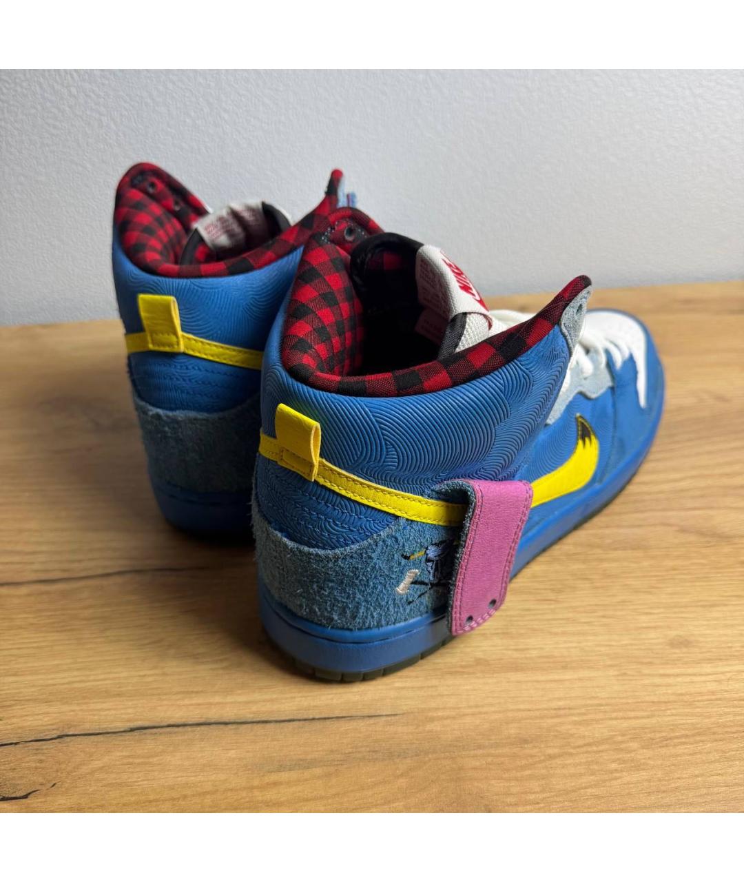 NIKE Синие низкие кроссовки / кеды, фото 4