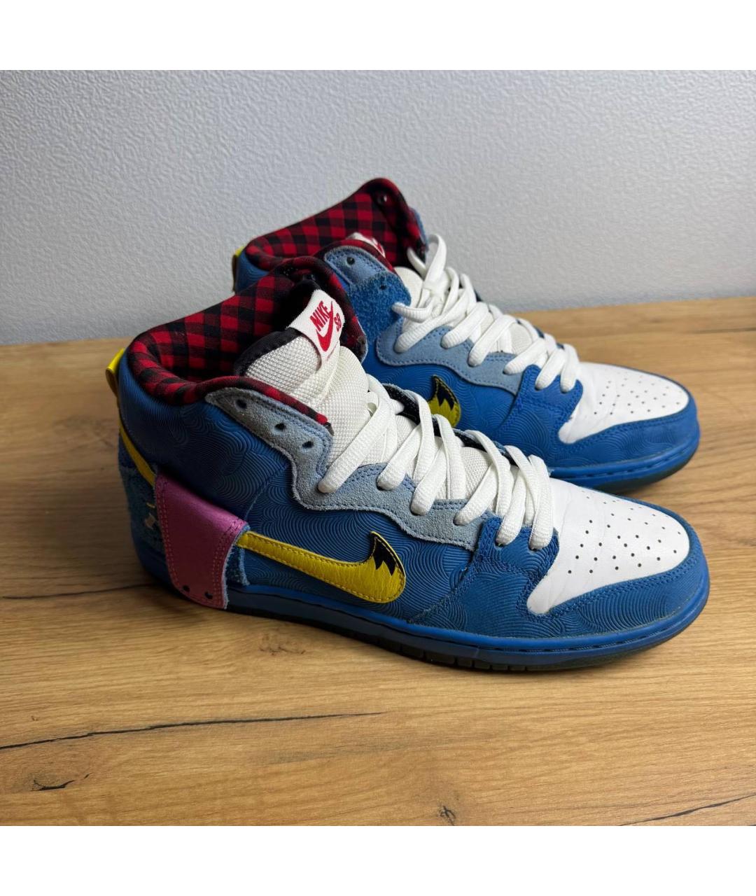 NIKE Синие низкие кроссовки / кеды, фото 2