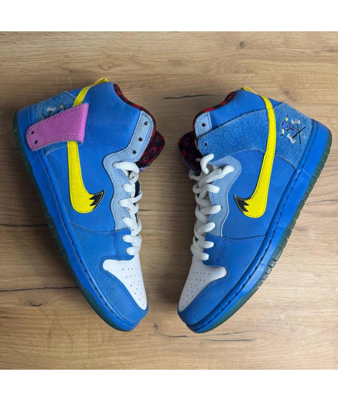 NIKE Синие низкие кроссовки / кеды, фото 6