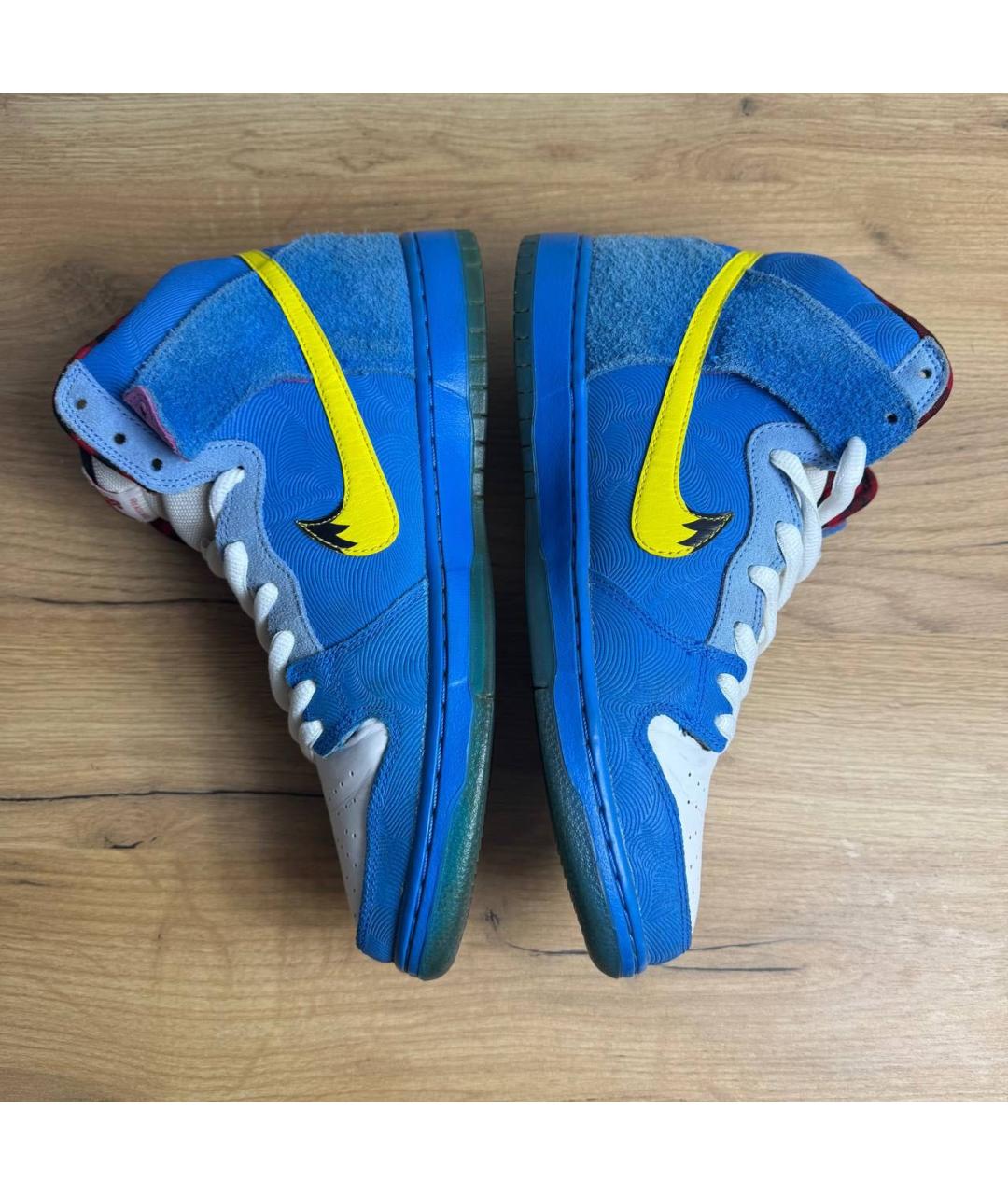 NIKE Синие низкие кроссовки / кеды, фото 7