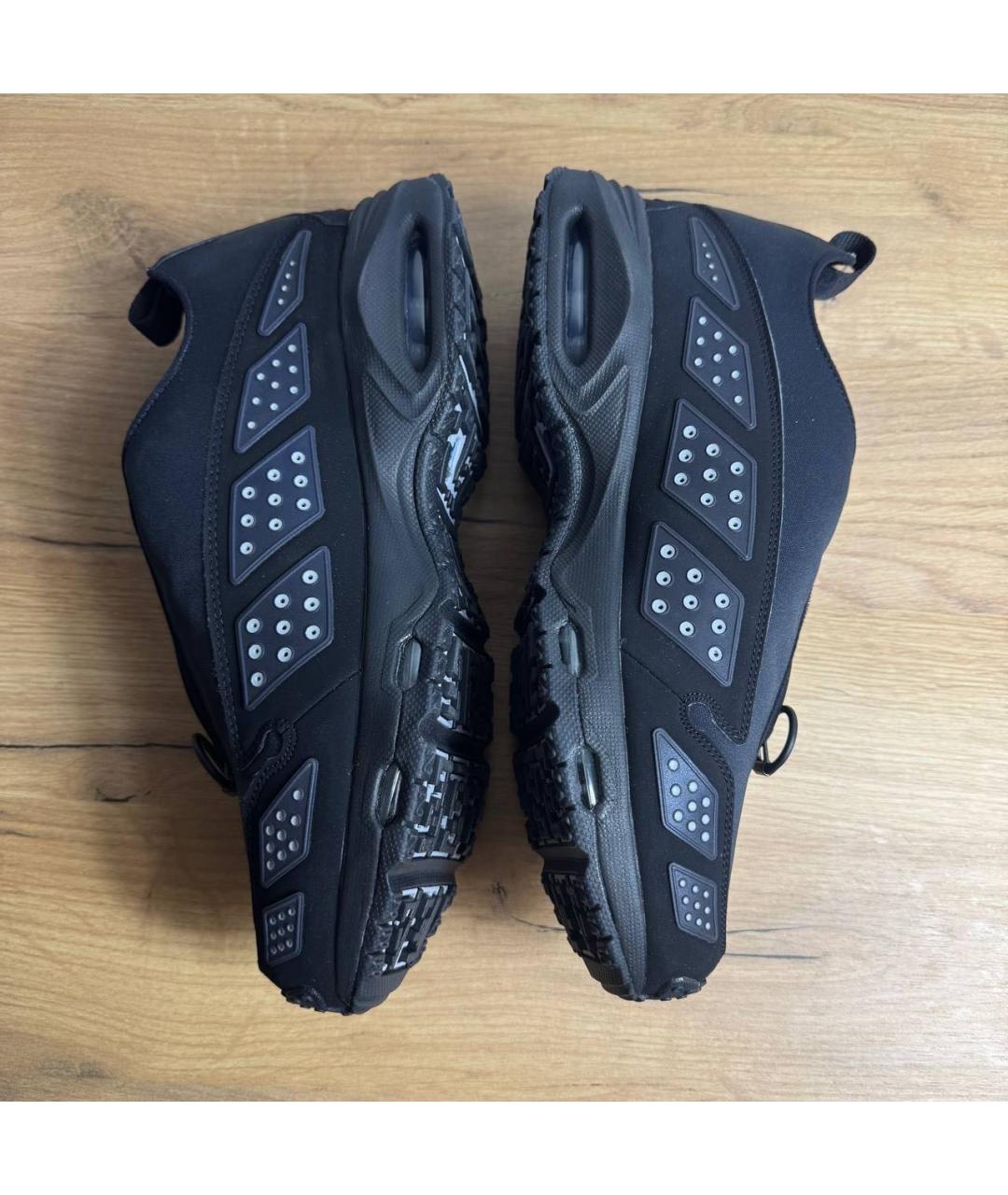 NIKE Черные текстильные низкие кроссовки / кеды, фото 6