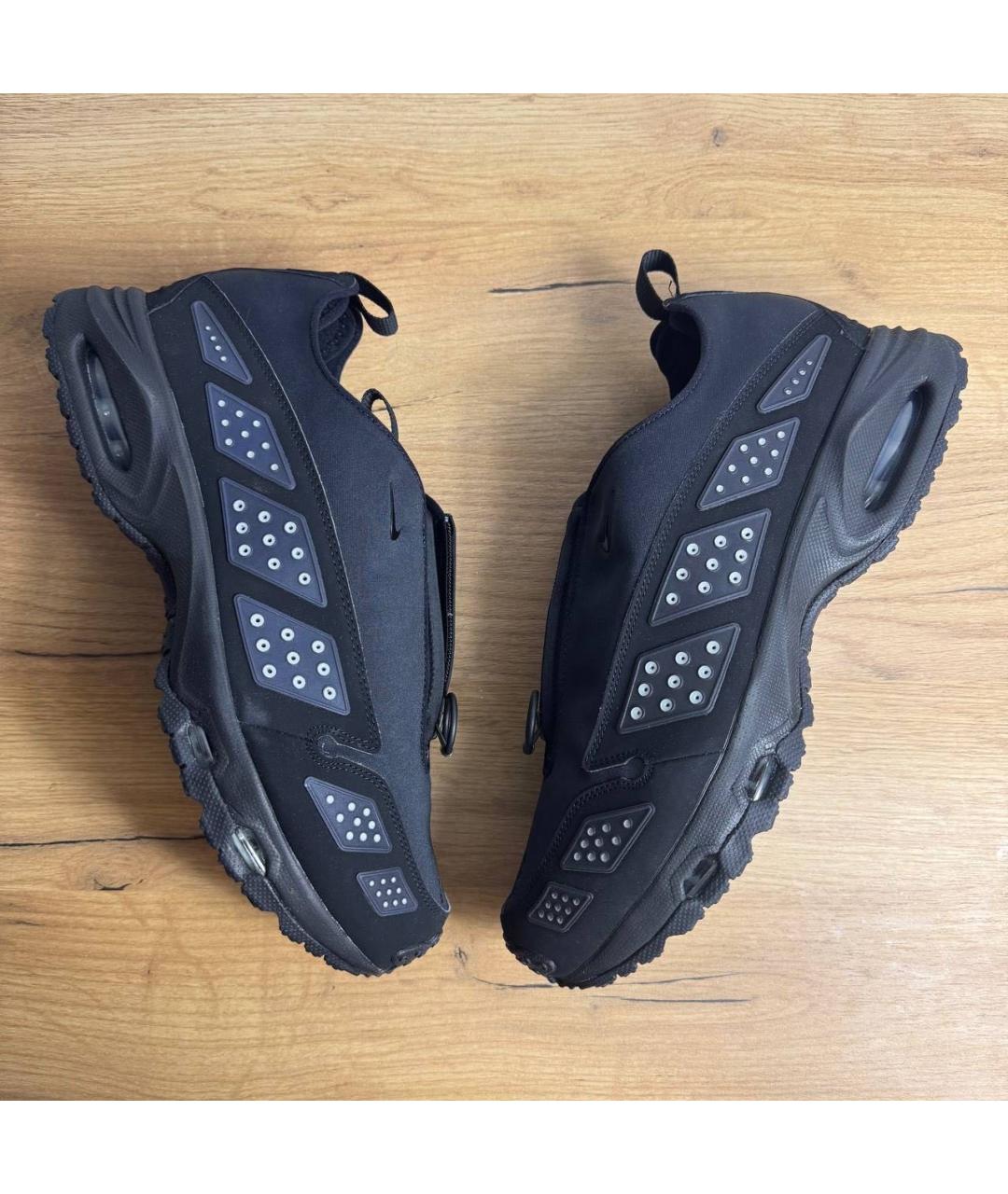 NIKE Черные текстильные низкие кроссовки / кеды, фото 7