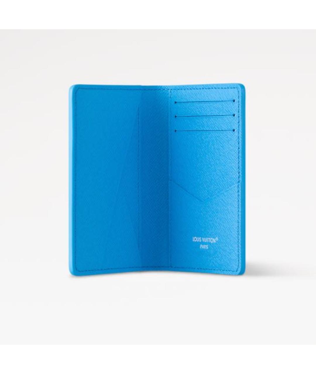 LOUIS VUITTON Голубой кошелек, фото 2