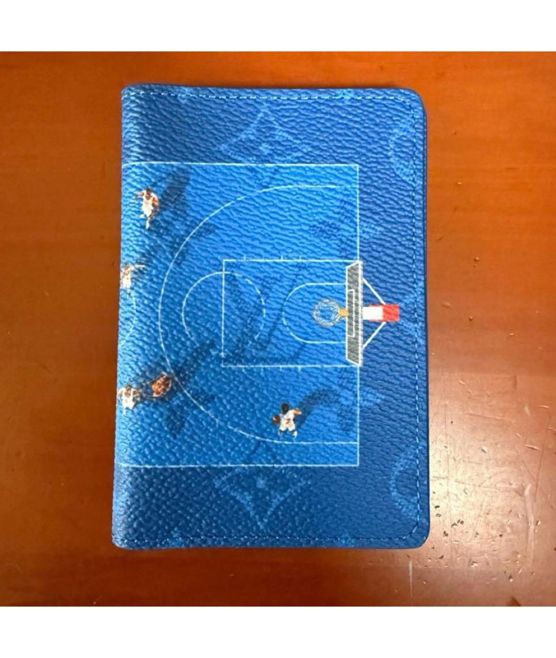 LOUIS VUITTON Синий кошелек, фото 3