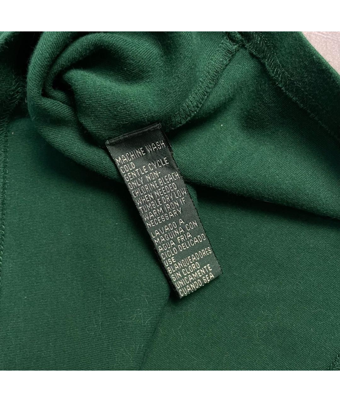 RALPH LAUREN Зеленый хлопковый джемпер / свитер, фото 8