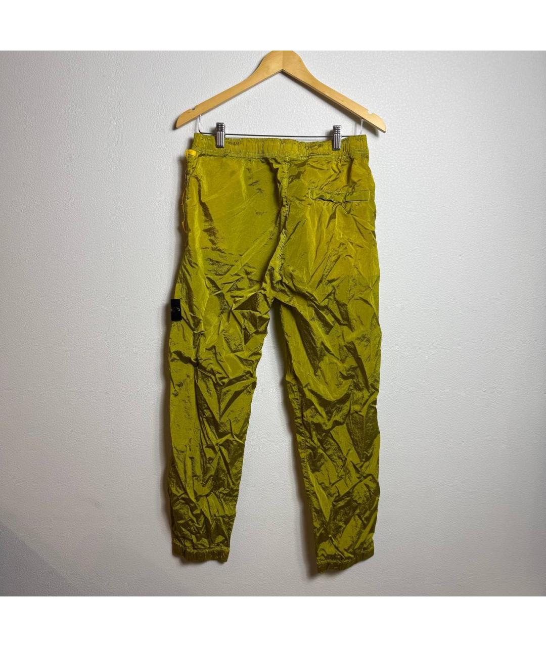 STONE ISLAND Желтые повседневные брюки, фото 2