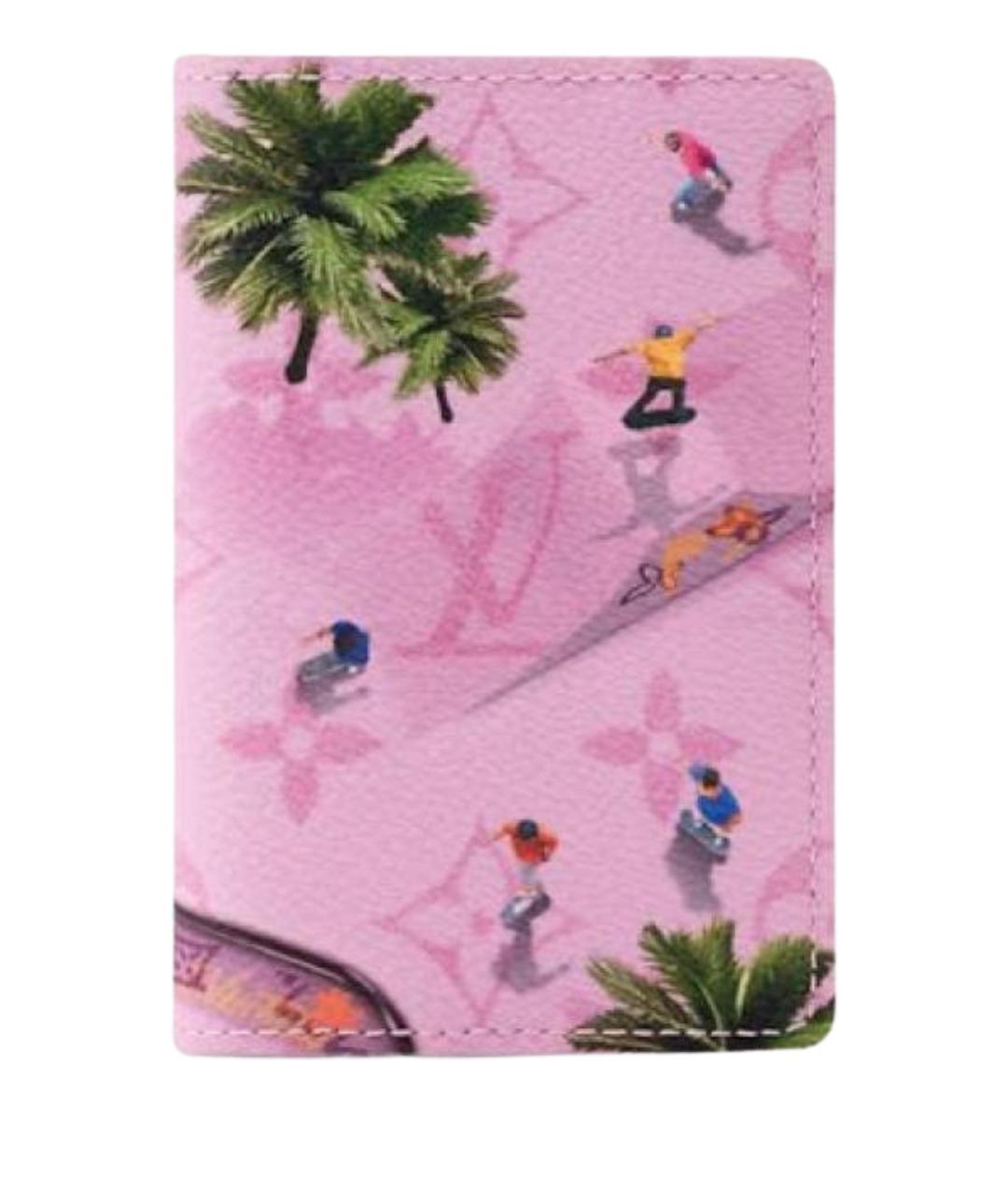 LOUIS VUITTON Розовый кошелек, фото 1