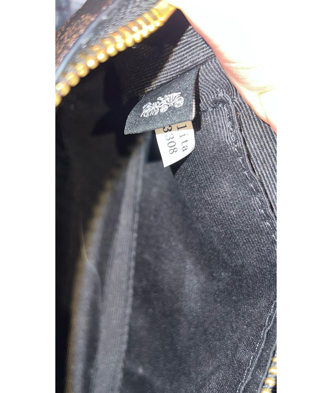 COACH Коричневая сумка с короткими ручками, фото 5