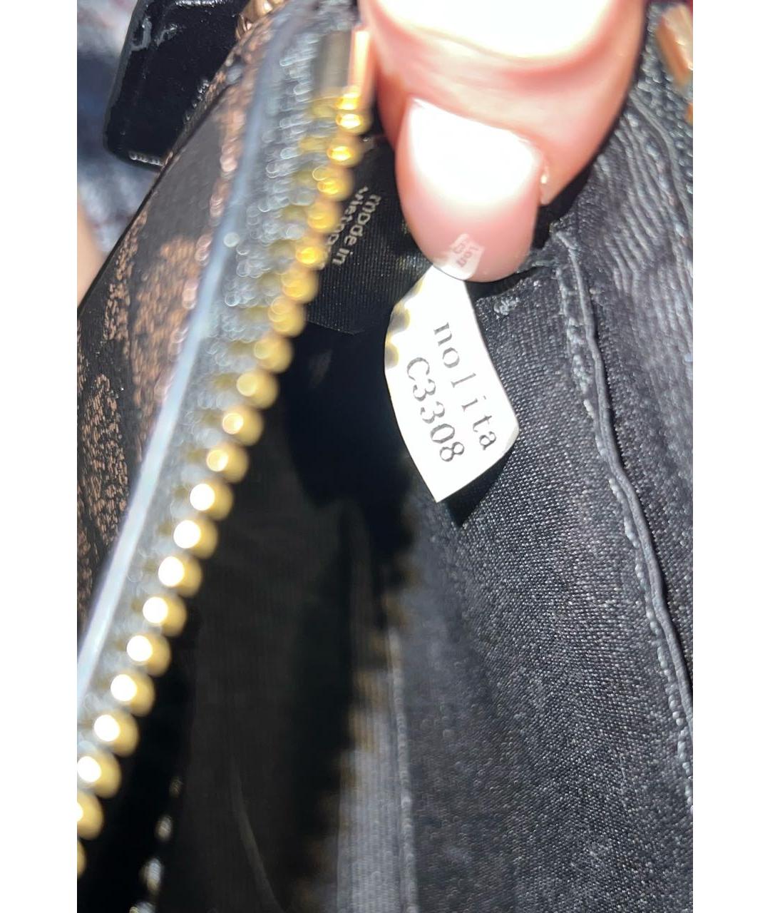 COACH Коричневая сумка с короткими ручками, фото 7