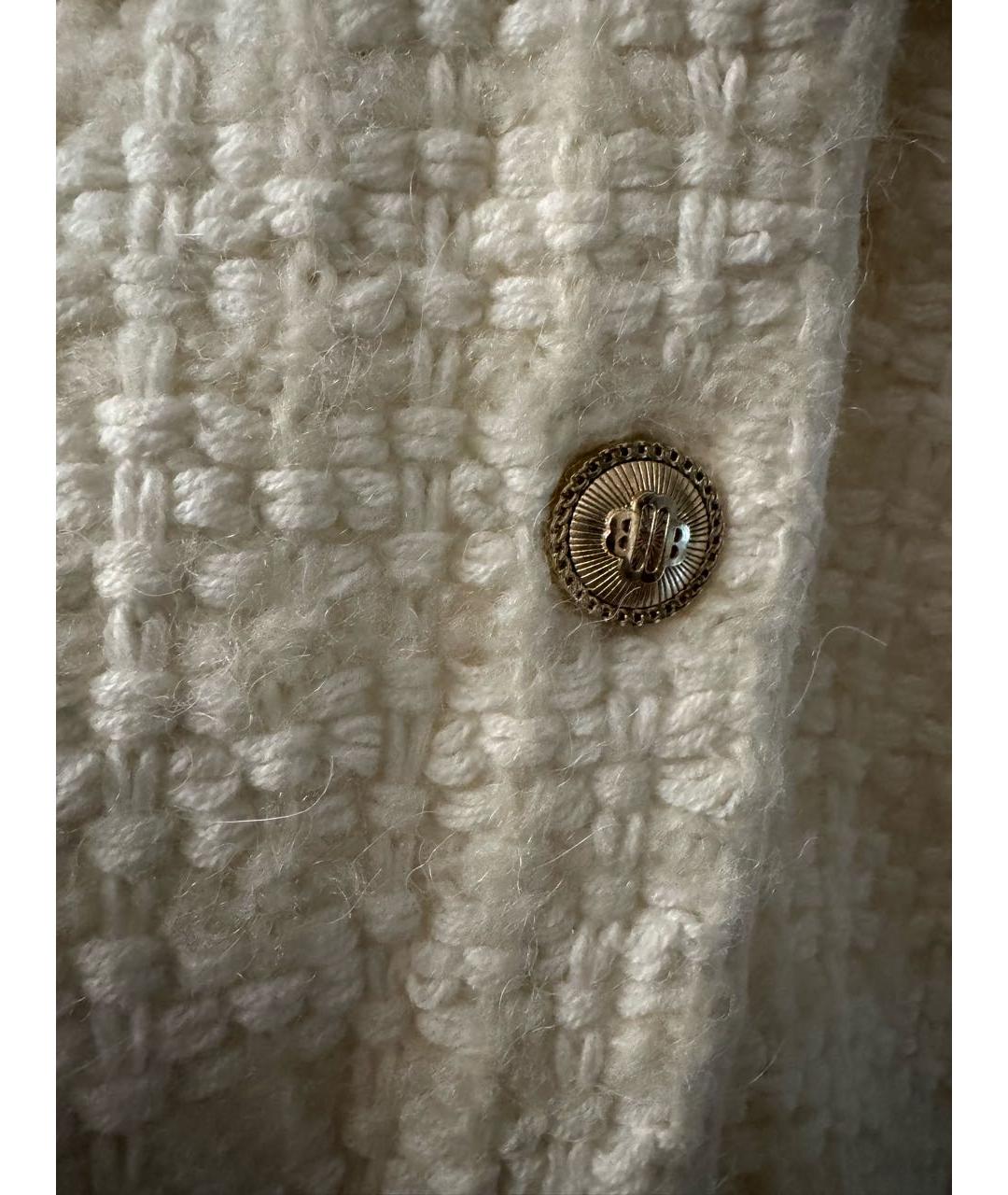 MAJE Белый шерстяной кардиган, фото 2