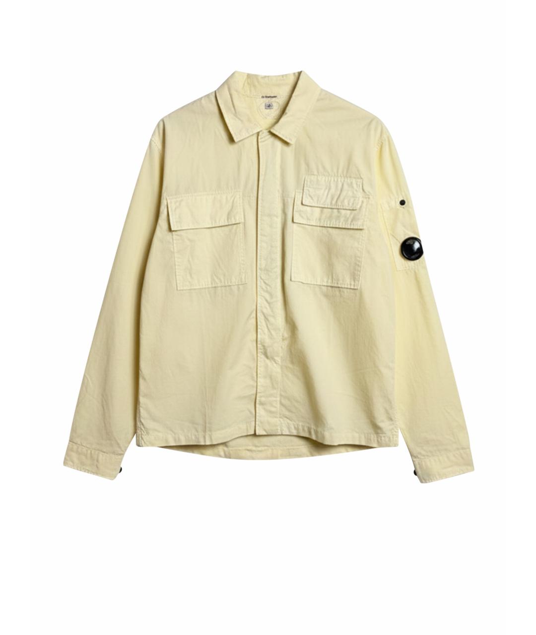 CP COMPANY Бежевая хлопковая кэжуал рубашка, фото 1