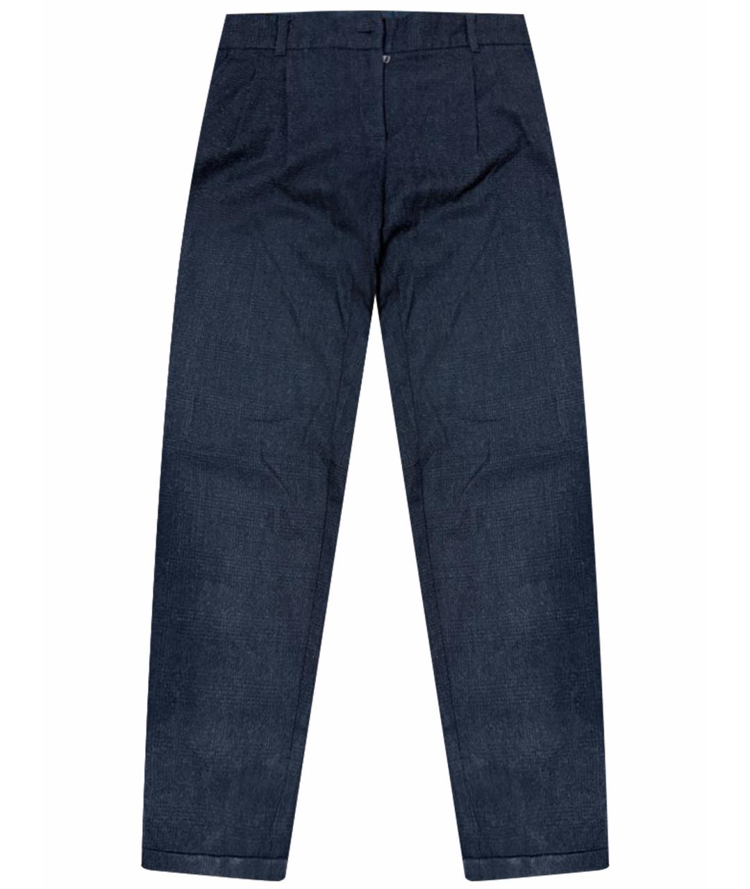 DOLCE&GABBANA Черные шерстяные брюки широкие, фото 1