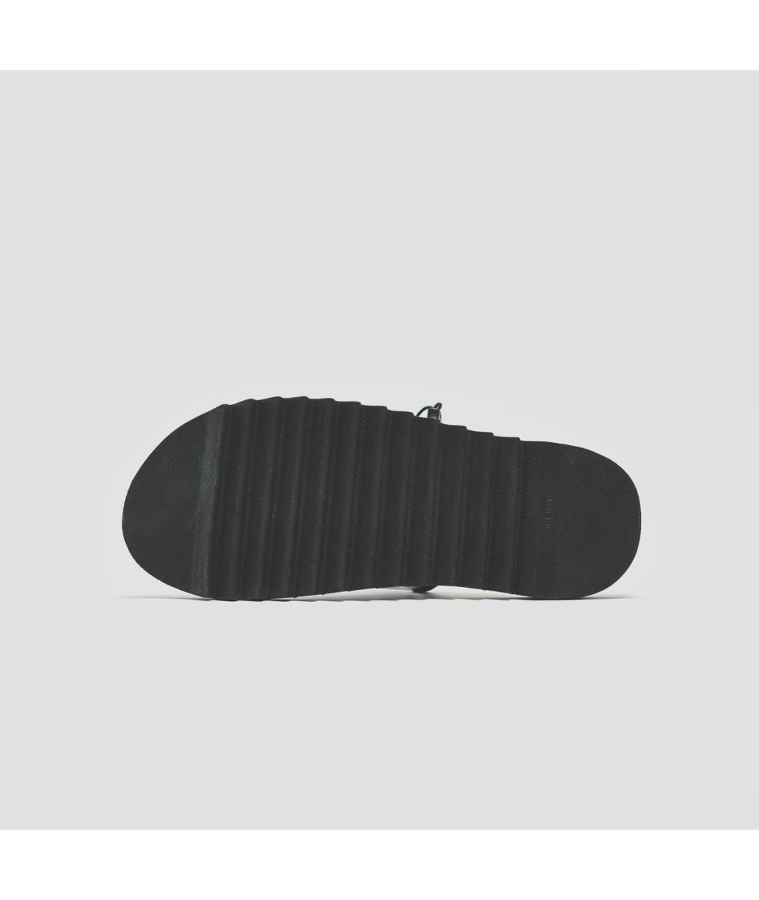 A BATHING APE Зеленые текстильные шлепанцы, фото 8