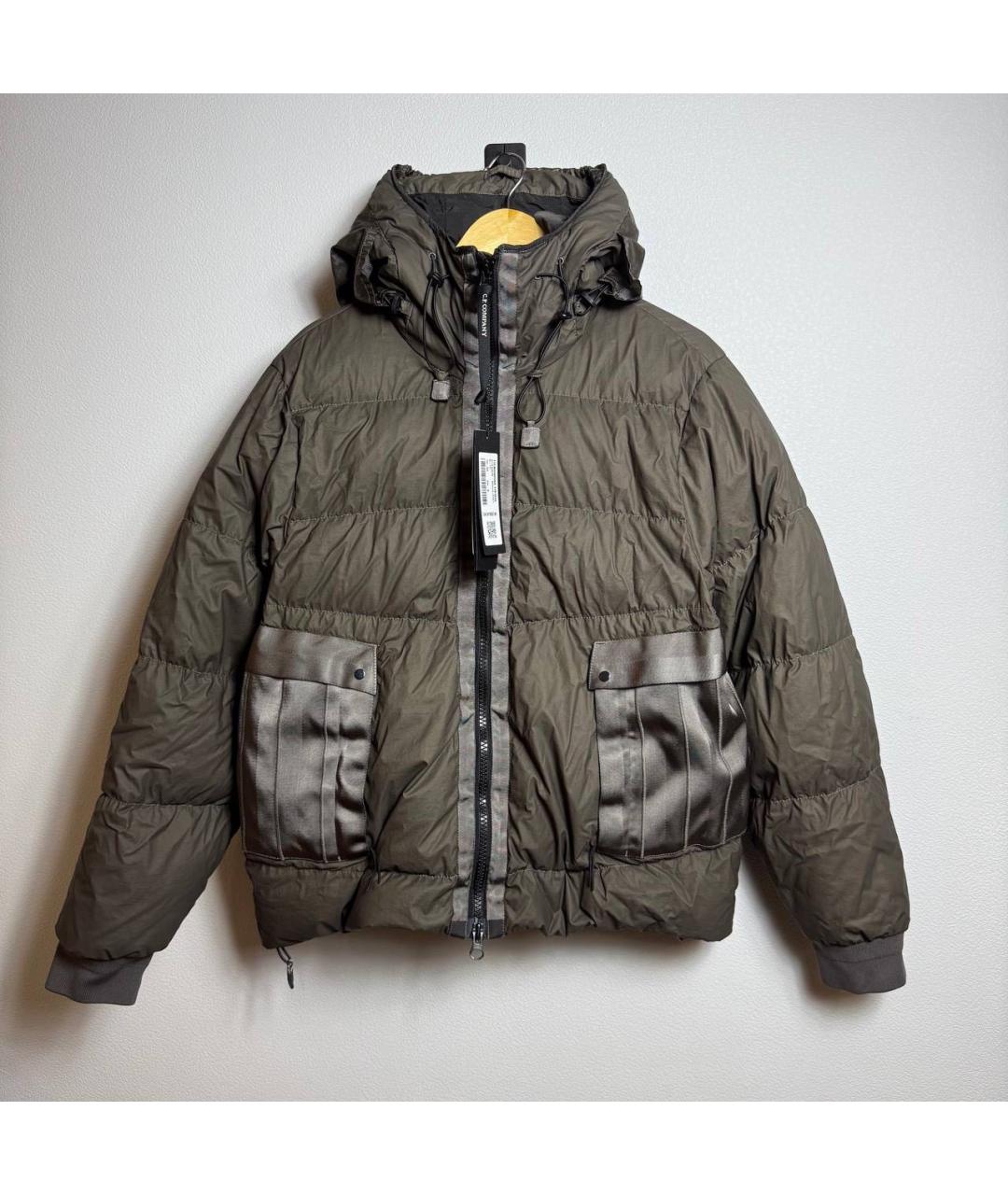 CP COMPANY Хаки полиэстеровый пуховик, фото 9