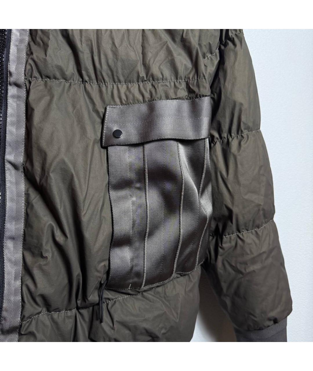 CP COMPANY Хаки полиэстеровый пуховик, фото 4